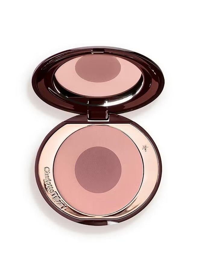 Charlotte Tilbury Cheek to Chic Powder Blush 8g - Two-Tone Cheek Makeup With A Radiant, Luminous Finish - Buildable Color That Smooths, Buffs & Blends For A Light Reflecting Glow - Image 1